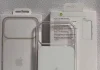 Supuestas fundas transparentes de Apple para el iPhone 17 Pro Max