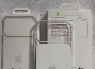 Supuestas fundas transparentes de Apple para el iPhone 17 Pro Max