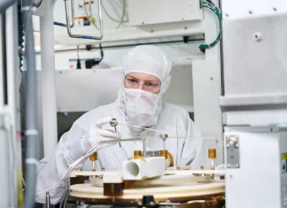 Fábrica de Texas Instruments en Lehi, Utah, en la que Apple colabora añadiendo nueva maquinaria especializada