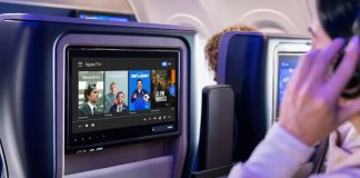 Películas y series de Apple TV+ en Aviones de United Airlines