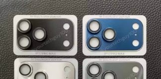 Filtración con las piezas de la cámara trasera que revelan los colores del iPhone 17 Pr