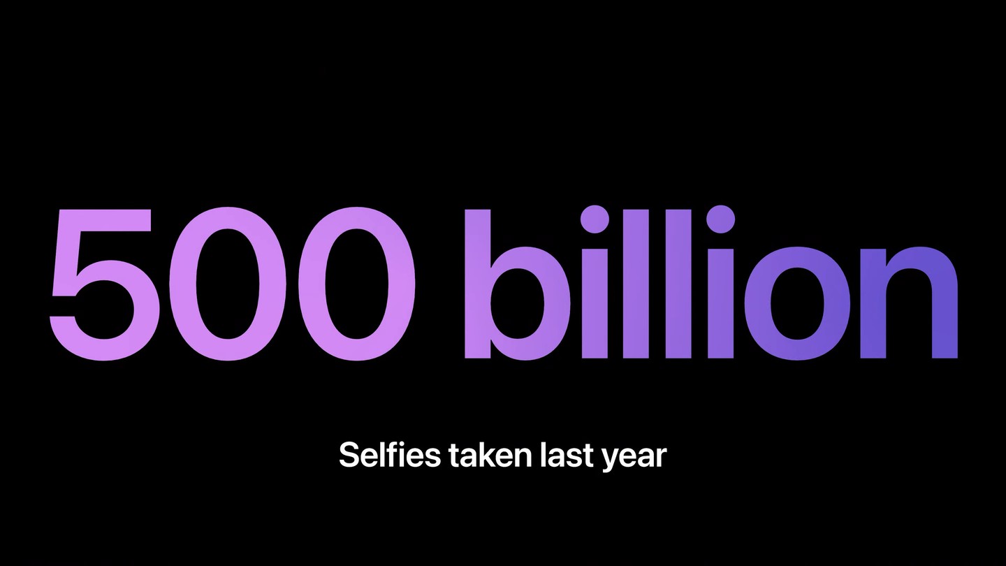 500.000.000.000 selfies cada año tomados con iPhone