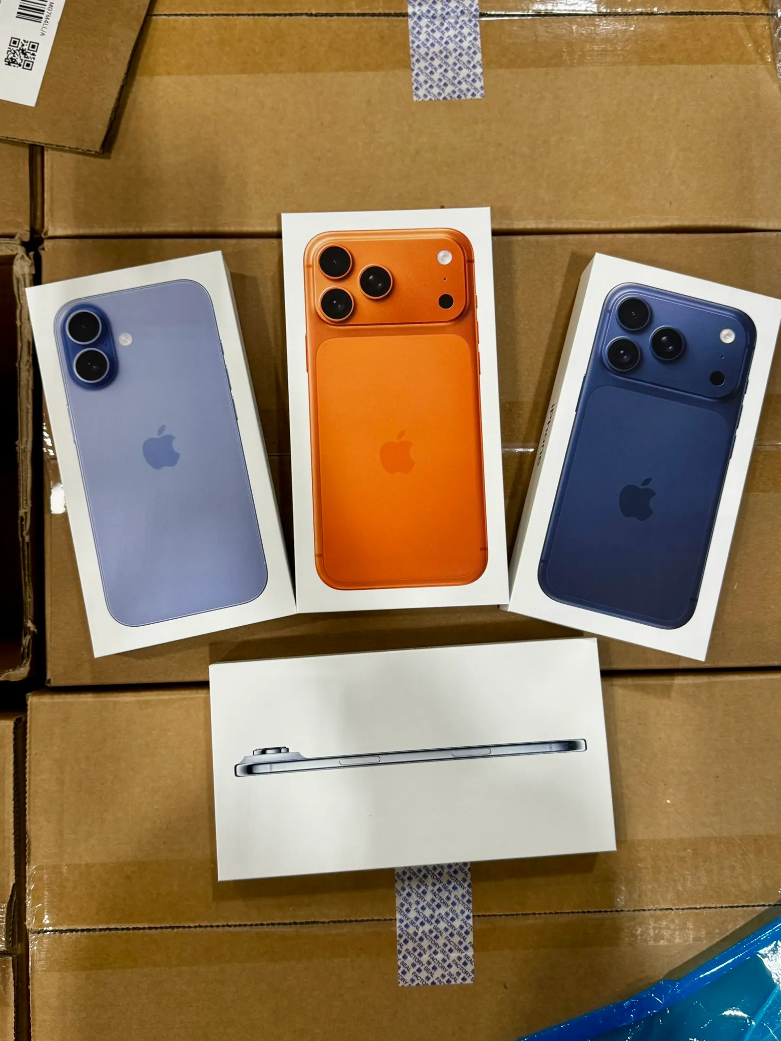 Cajas del iPhone 17, 17 Pro, 17 Pro Max e iPhone Air