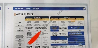 Especificaciones del iPhone 17, 17 Air y 17 Pro en un folleto