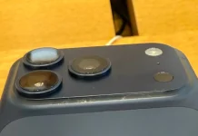 iPhone 17 Pro arañado en una Apple Store
