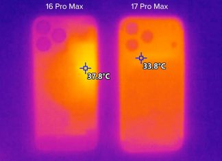 Asi se disipa el calor generado por la CPU en un iPhone 16 Pro y en un iPhone 17 Pro