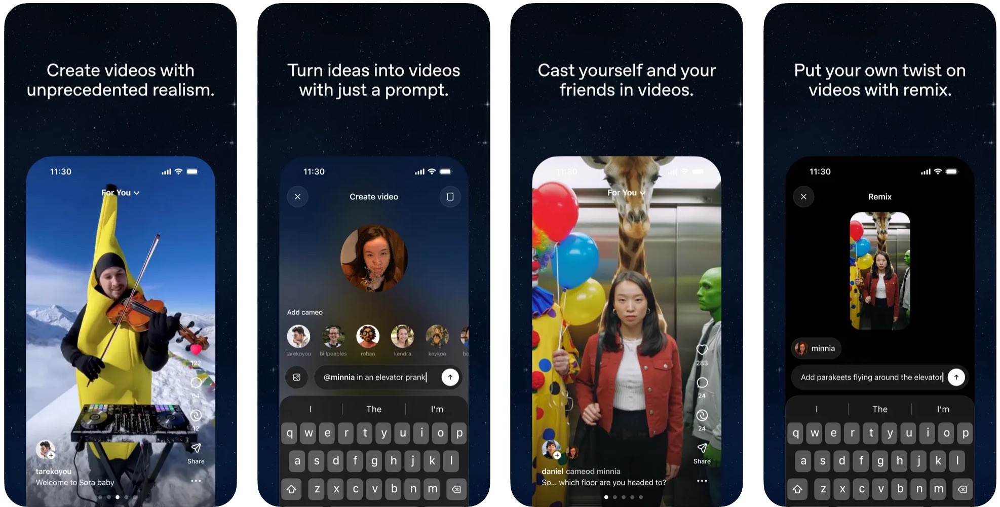 App de Sora para iOS
