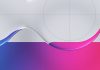 Interfaz Liquid Glass con efecto de cristal