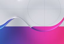 Interfaz Liquid Glass con efecto de cristal