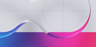 Interfaz Liquid Glass con efecto de cristal