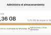 Administración del almacenamiento en WhatsApp