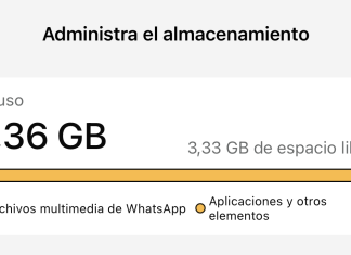 Administración del almacenamiento en WhatsApp