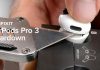 Abriendo unos AirPods Pro 3 de Apple