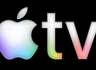 Nuevo logo de Apple TV con fondo negro