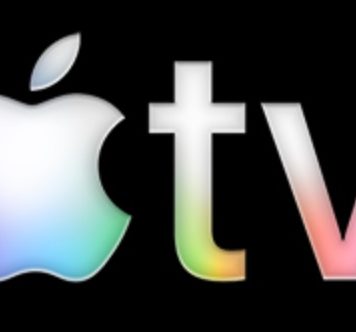Nuevo logo de Apple TV con fondo negro