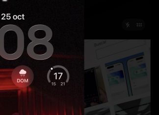Accediendo a la App de Cámara de Apple con un barrido hacia la izquierda de la pantalla de bloqueo de iOS 26