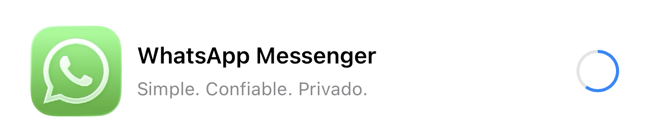 Actualizando WhatsApp