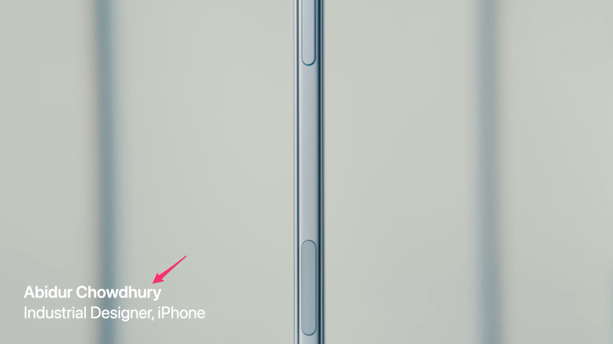 Abidur Chowdhury diseñó y presentó el iPhone Air