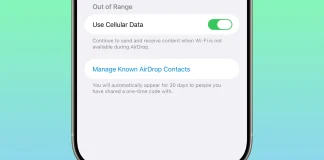 AirDrop activado durante sólo 30 días gracias a un código compartido con un desconocido