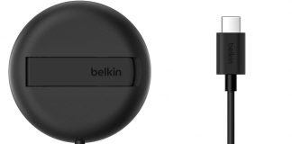 Base de carga inalámbrica Qi2 Compatible con MagSafe de la marca Belkin