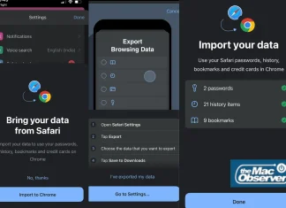 Pasos de la beta de Chrome para importar datos desde Safari directamente en el iPhone