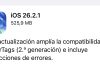 Actualización a iOS 26.2.1