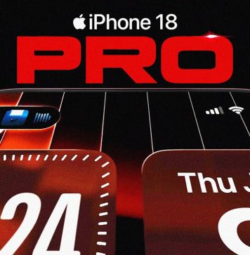 iPhone 18 Pro con una cámara frontal en la esquina superior izquierda