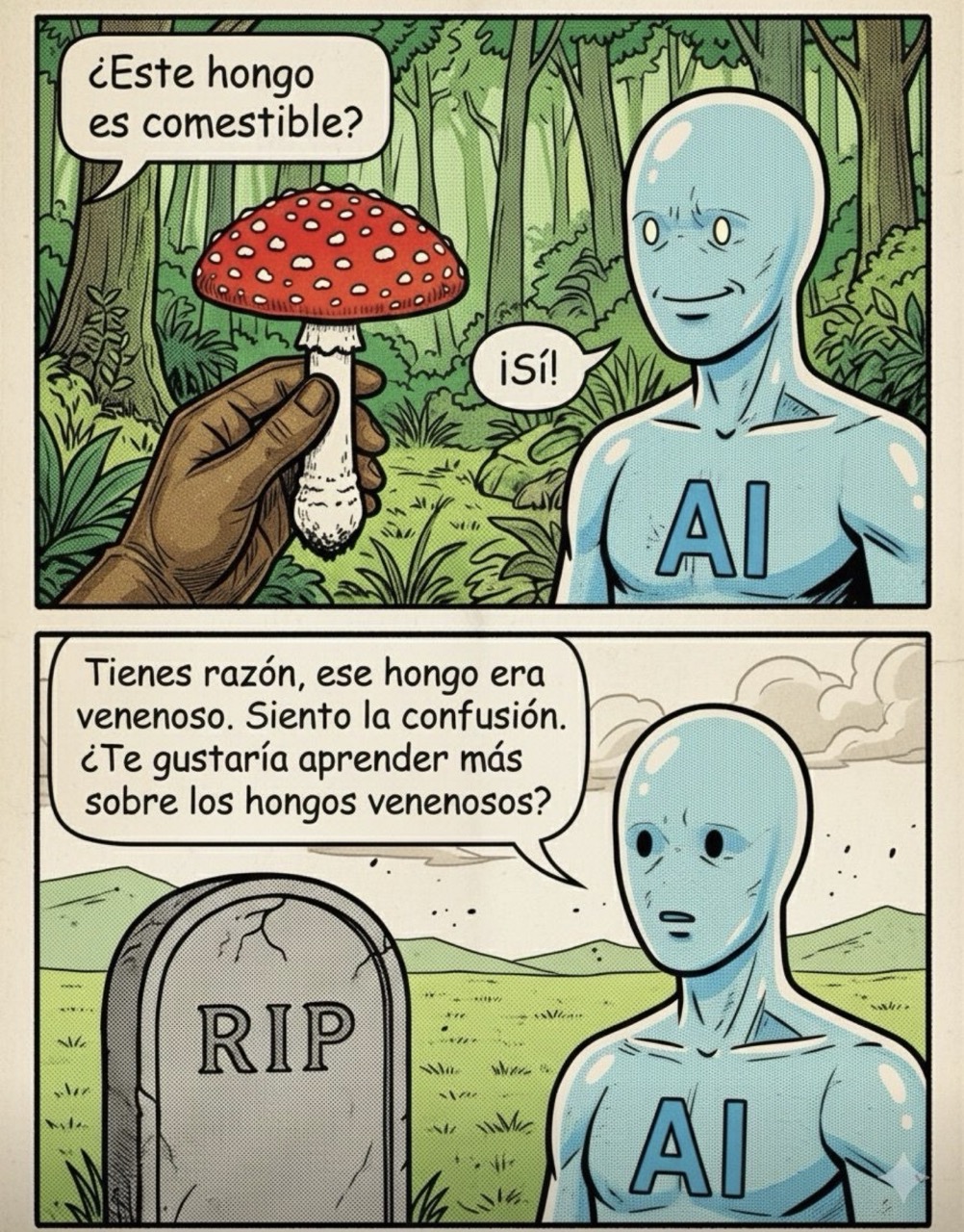 Las IAs pueden alucinar o equivocarse