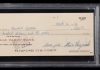 Cheque número 1 de Apple, firmado por Steve Jobs y Steve Wozniak