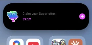 Duolingo mostrando publicidad en la Dynamic Island