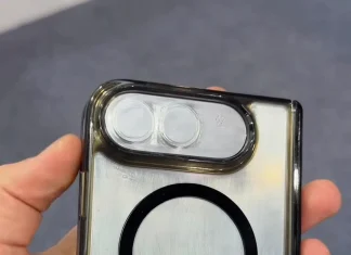 Supuesta funda de un supuesto iPhone plegable, fabricada por una empresa turca