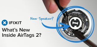 Dentro de los AirTags 2 en un vídeo de iFixit